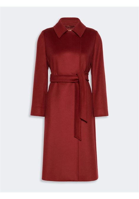 Max Mara Studio Women's BCOLLAG Ruby Red Pure Wool Double-Breasted Coat Max Mara Studio |  | 2626016061600018
